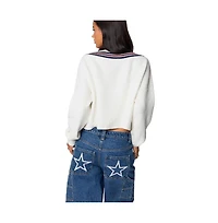 Edikted Womens Lauryl V Neck Sweater