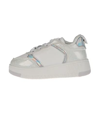 Vince Camuto Toddler Girls Court Elastic Laces Shimmer Sneaker