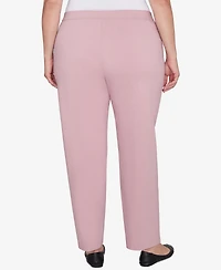 Alfred Dunner Plus Size Telluride Millennium Faux Fly Front Average Length Pants