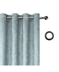 Kate Aurora Modern Art Contemporary 2 Pack Light Filtering Grommet Top Curtains