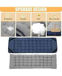Skonyon 2-Piece Folding Bed & Camping Cots with Removable Cotton Mattress Indoor/Outdoor