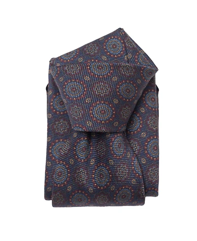 Moretti - Printed Silk Tie for Men