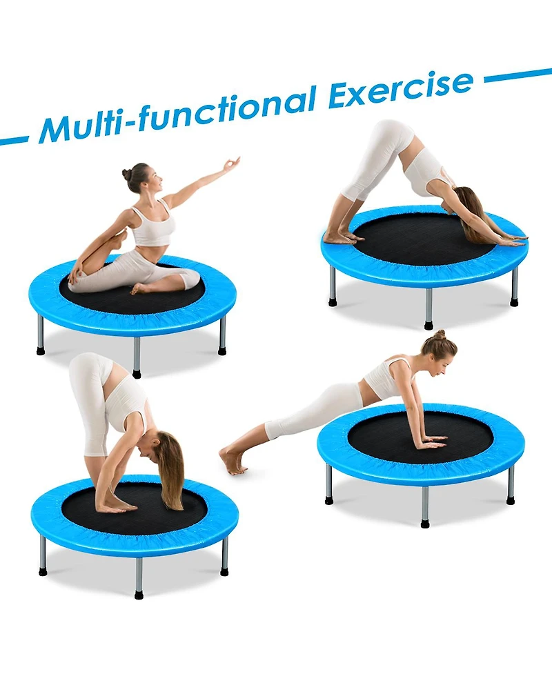 38'' Rebounder Trampoline Adults and Kids Exercise Workout
