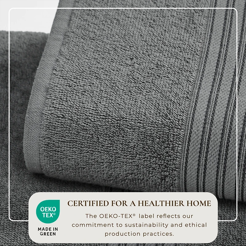 Linery & Co. Quick-Drying Cotton -Piece Bath Towel Set