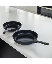 BergHOFF Leo Stone+ 2pc Nonstick Ceramic Fry Pan Set, Recycled