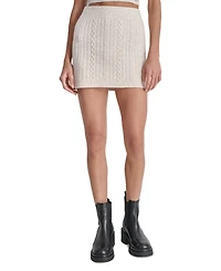 Dkny Sport Women's Cable Knit Sweater Skirt