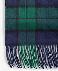 Club Room Men's Cashmere Plaid Scarf, Created for Macy's