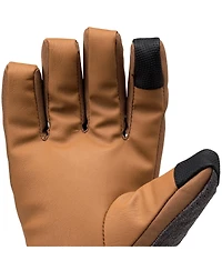 Alpine Swiss Men's Waterproof Snow Gloves Zipper Pockets Winter Sport Mittens
