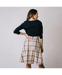 Hope & Henry Women's French Skater Dress