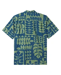 Quiksilver Waterman Men's Turtle Island Short Sleeve Shirt
