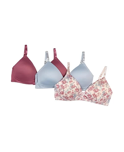 Tahari Girls Molded Wireless Training Bra 3-Pack