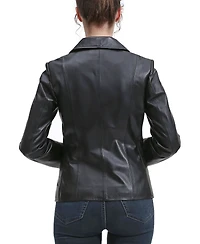 Bgsd Women's Norah Leather Blazer Jacket