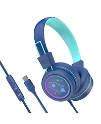 Mee audio KidJamz KJ55U Usb-c Kid's Headphones w/ Led Lights