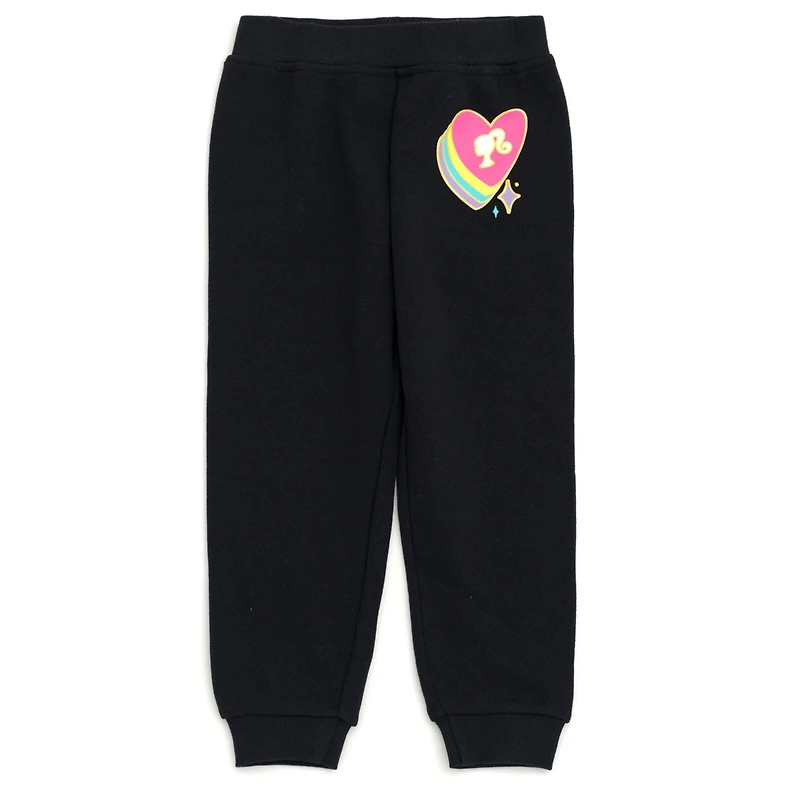 Barbie Girls Fleece Sweatshirt and Jogger Pants Outfit Set