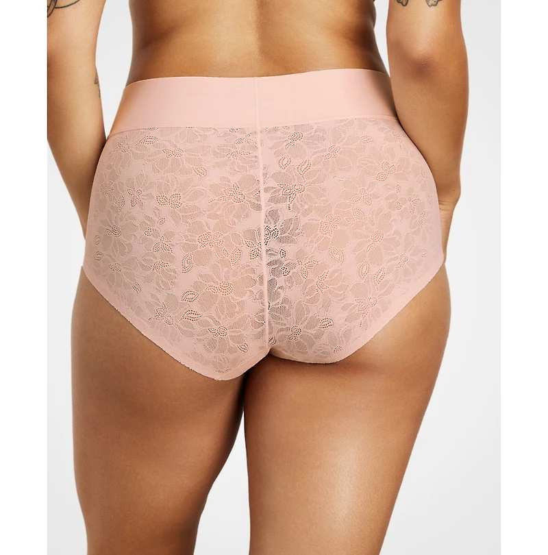 Siella Women's Soft Lace Boy Brief