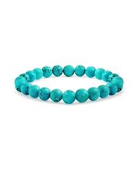 Bling Jewelry Classic Simulated Blue Lapis Lazuli 7MM Beads Strand Necklace & Bracelet Set
