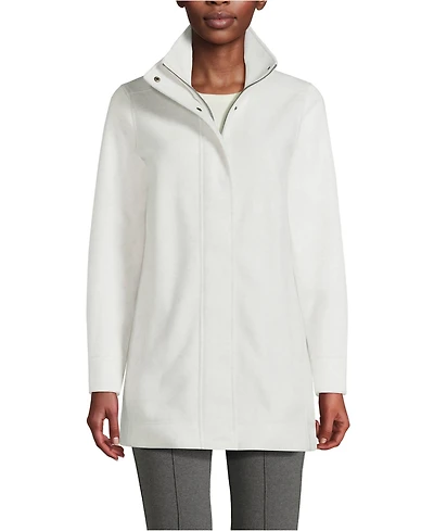 Lands' End Petite Luxe Fleece Coat