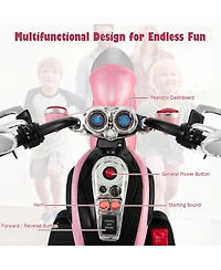 3 Wheel Kids Ride On Motorcycle 6V Battery Powered Electric Toy