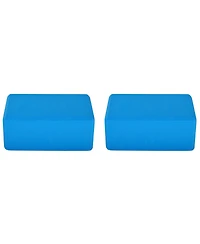 BalanceFrom Fitness 71"x24" Anti Tear Yoga Mat w/Strap, Knee Pad & Blocks