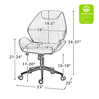 Modern Susanna Task Chair with Black Base