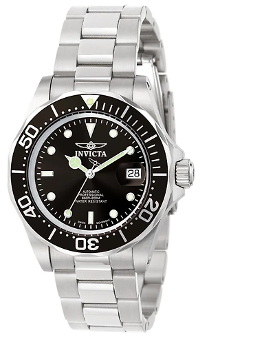 Invicta Men's 9307 Pro Diver Quartz 3 Hand Black Dial Watch