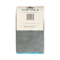 Country Living Marine Blue Microfiber Dog Bath Towel