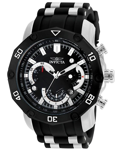 Invicta Men's 22797 Pro Diver Quartz 3 Hand Black Dial Watch