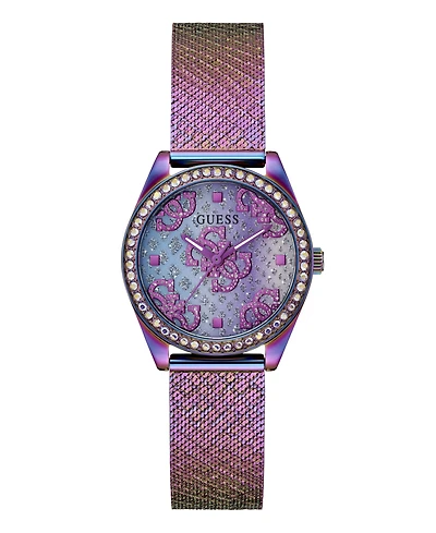 Guess Women's Analog Iridescent Mesh Watch 32mm