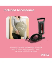 Intex Kids Travel Air Mattress Inflatable Bed with Raised Sides and Hand Pump
