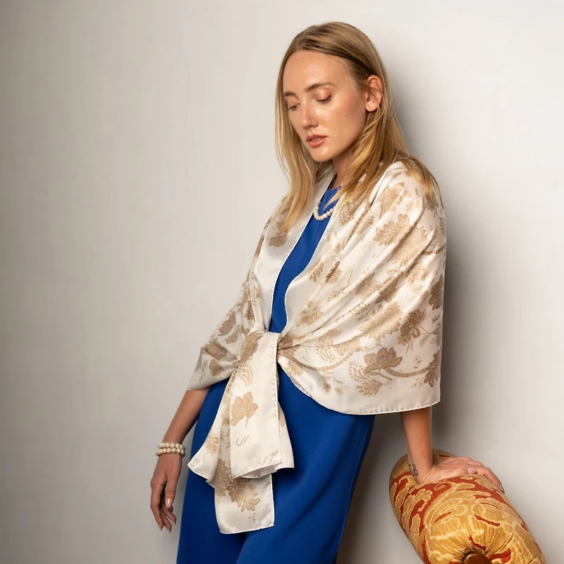 Esmeralda - Silk Scarf/Shawl for Women