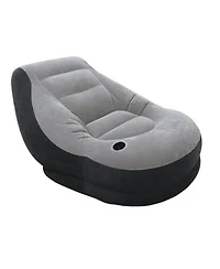 Intex Inflatable Ultra Lounge Chair With Cup Holder And Ottoman Set ( Pack