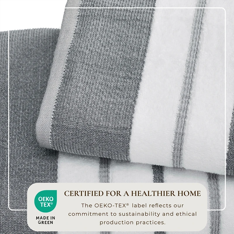 Linery & Co. Luxurious Cotton Decorative 4-Piece Hand Towel Set