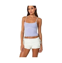 Edikted Bethany mesh tank top