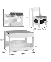 Stylish Kids Table and Chair Set for Play Learning Perfect Fun Education
