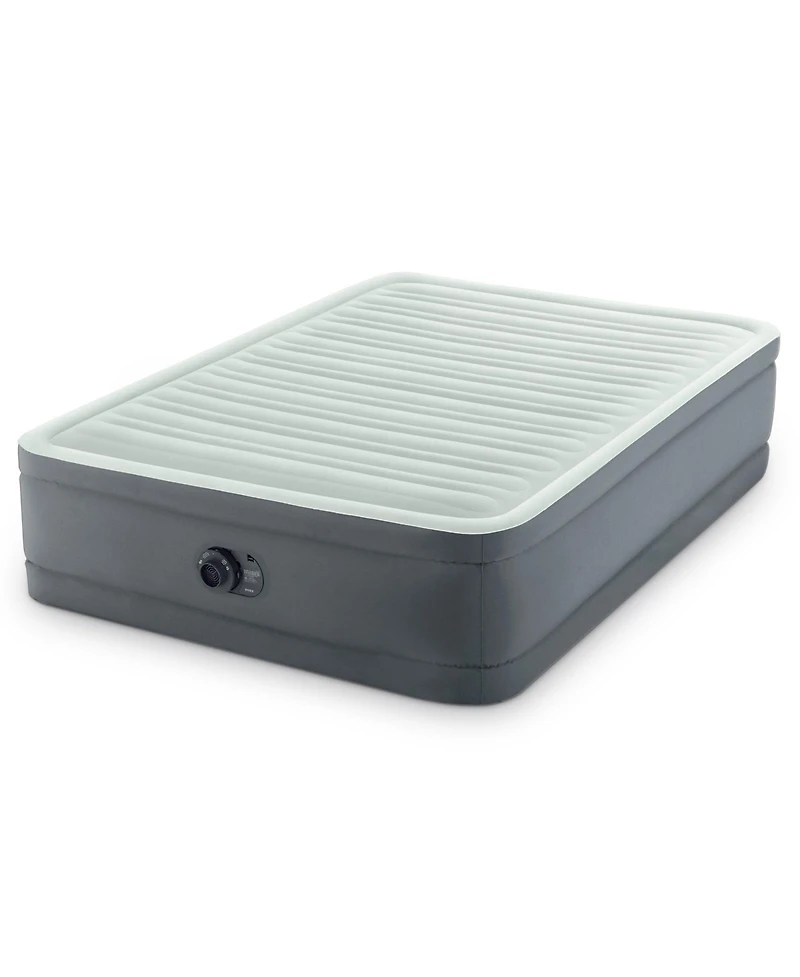 Intex PremAire I Fiber-Tech Elevated Air Mattress Bed with Built-In Pump