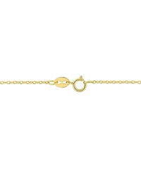 Chalcedony Bead-Framed Marquise 17" Pendant Necklace 14k Yellow Gold Flash Plated Sterling Silver (Also Lab-Created Turquoise)