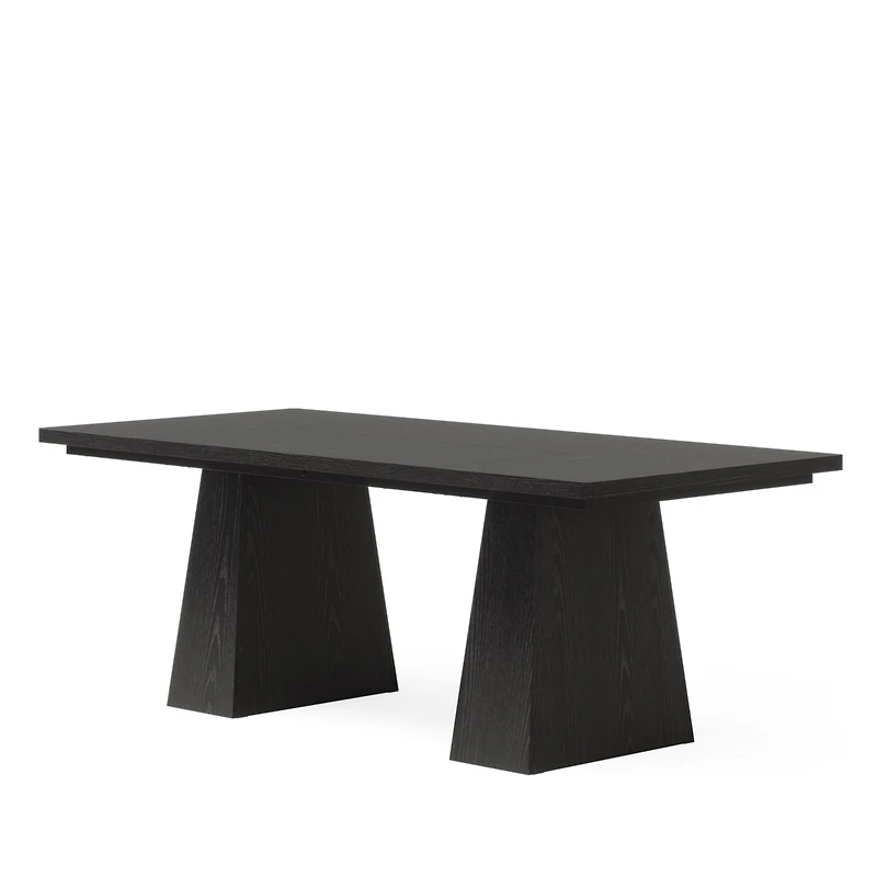 Tribesigns 63-Inch Executive Desk, Large Office Computer Desk with Double Pedestal, Modern Simple Workstations Writing Table Conference Table