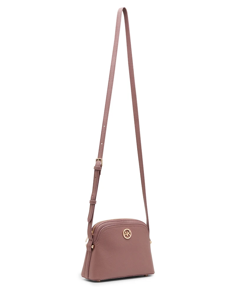 Anne Klein Dome Zip Top Detachable Card Case Crossbody Bag