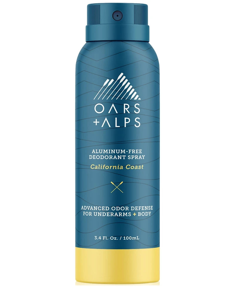 Oars + Alps California Coast Deodorant Spray, 3.4 oz.