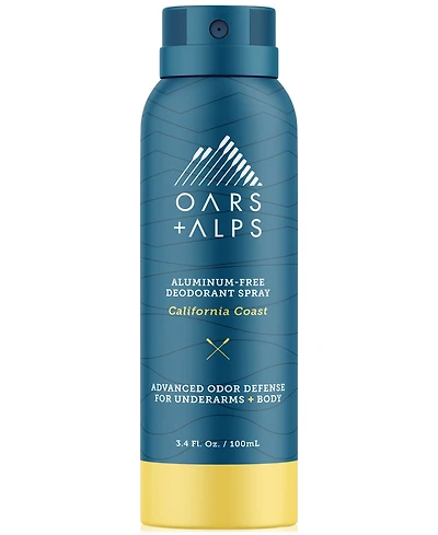 Oars + Alps California Coast Deodorant Spray, 3.4 oz.