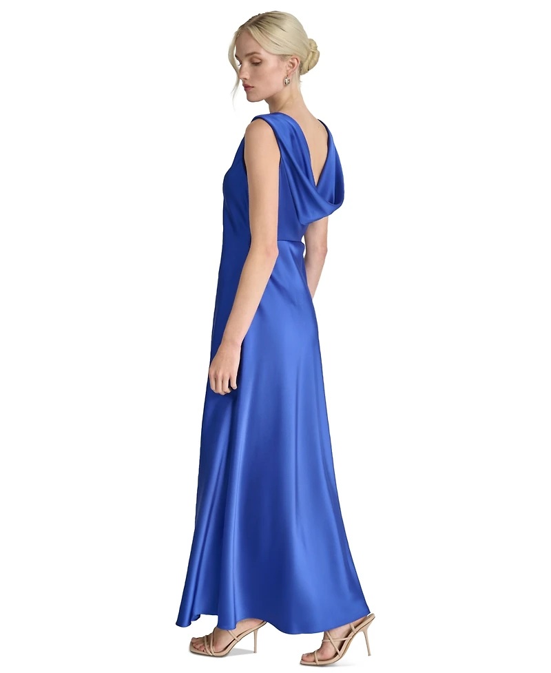 Dkny Women's Cowl-Back Sleeveless Gown