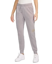 Nike Women's Mid-Rise Club Fleece Shine Joggers