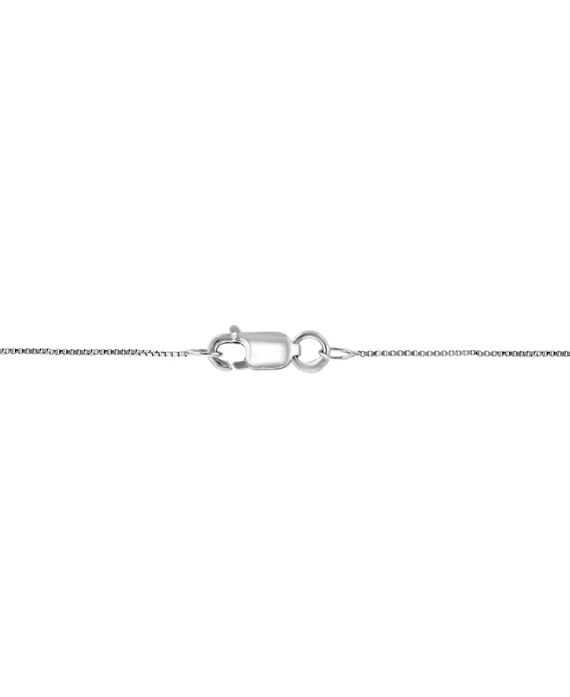 Effy Diamond Disc & Butterfly Two Charm 18" Pendant Necklace (1/4 ct. t.w.) in Sterling Silver & Gold-Plate