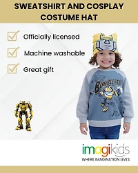 Transformers Toddler Boys Fleece Sweatshirt and Cosplay Costume Hat