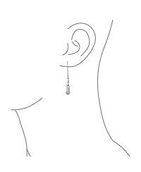 Bling Jewelry Boho Bali Style Swirling Disc Sequin Geometric Dangle Threader Earrings .925 Sterling Silver