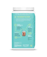 Sunwarrior Slim Collagen Boost Protein Powder, Beauty & Slimming Formula, Plant-Based Protein, Chocolate Flavor, Sunwarrior, 750gm