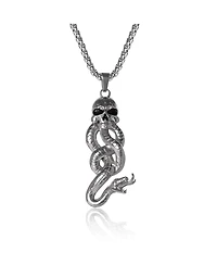 Harry Potter The Dark Arts Skull Snake Stainless Steel (316L) Pendant