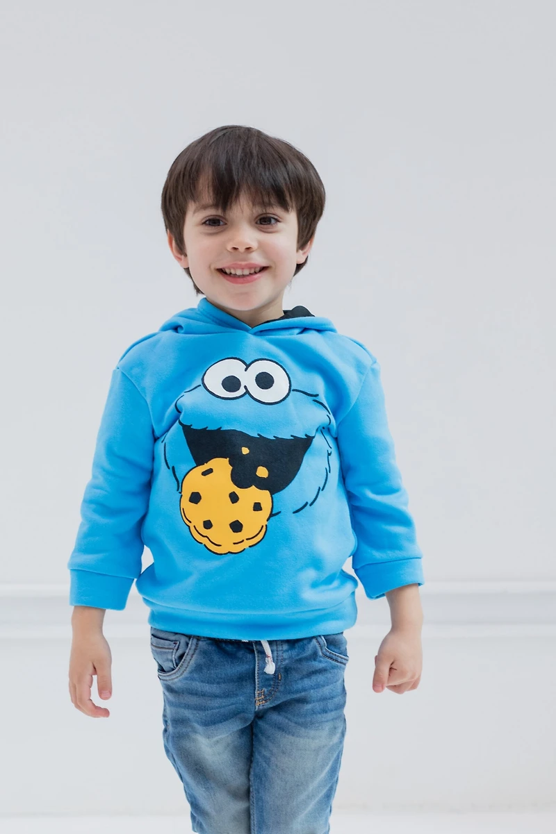 Sesame Street Toddler Boys Fleece Pullover Hoodie