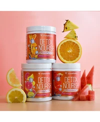 Detox Nourish Powder, Metabolism Support & Anti-Bloat Digestive Aid, Watermelon, Vitauthority, 310gm
