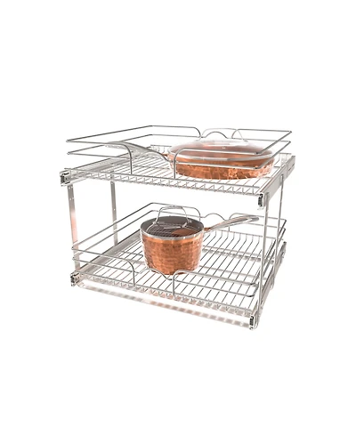 Rev-a-Shelf Kitchen Cabinet Pull Out Shelf Organizer, 24 x 22 In, 5WB2-2422-cr-1